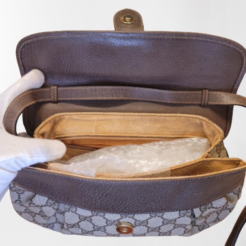 💖VINTAGE GUCCI SUPREME GG OPHIDIA,  SHOULDER BAG W/REMOVEABLE STRAP FOR C… - Picture 11 of 17